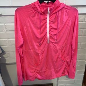 Tangerine hot pink hooded top size XL